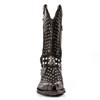 New Rock - 7928 ITALI NEGRO Y BOX PLANE Des bottes de cowboy - Noir/Couleur argent Product image